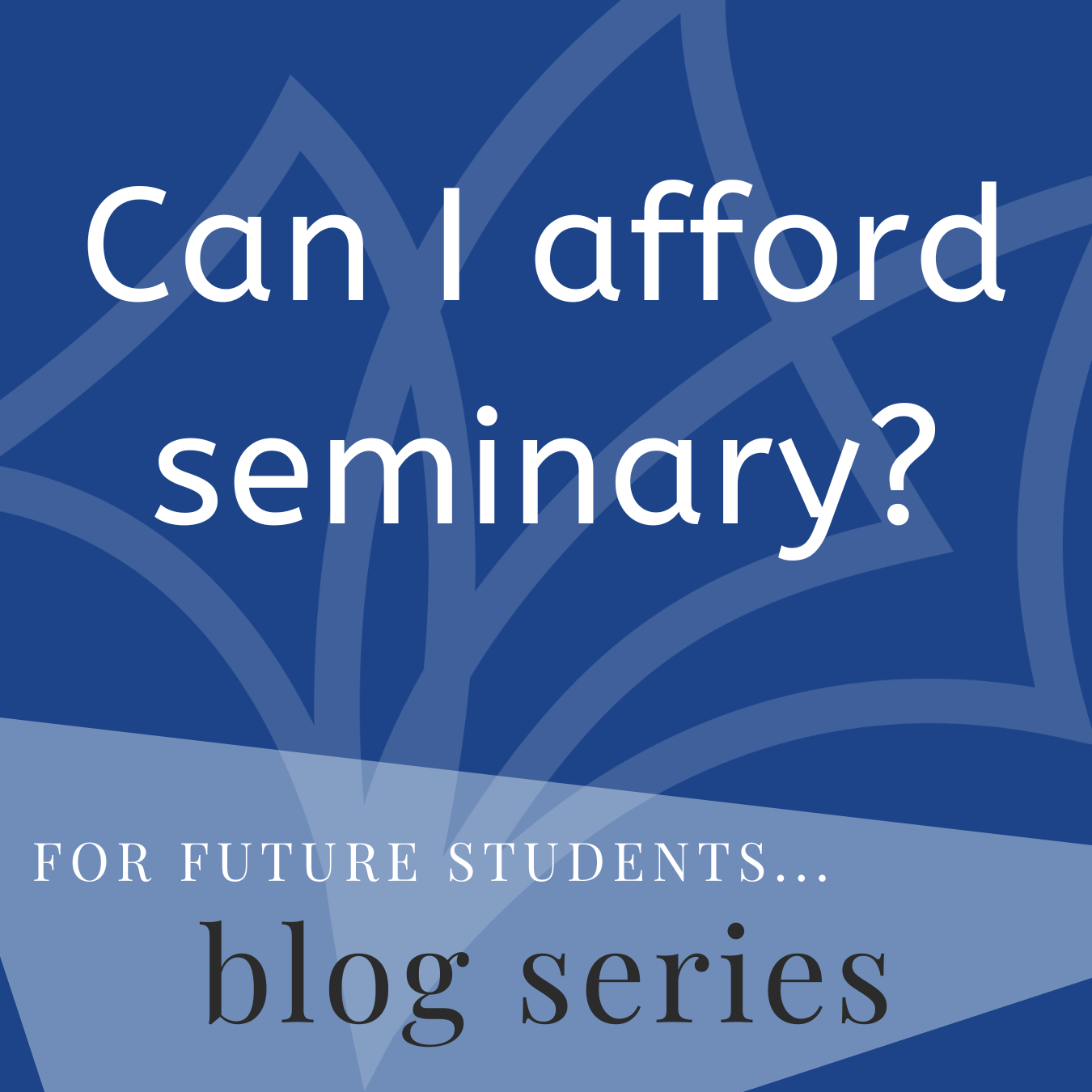 Can I Afford Seminary image